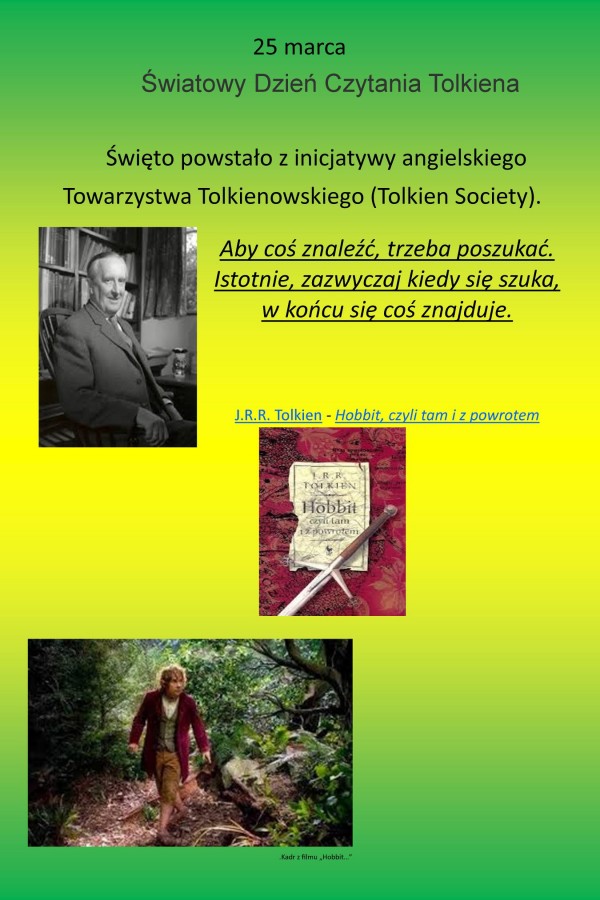 Światowy Dzień Czytania Tolkiena
