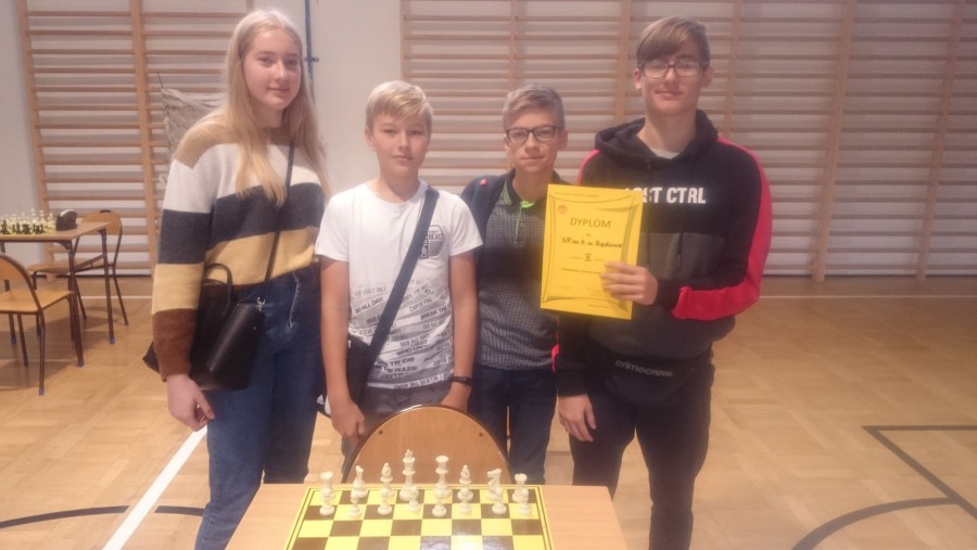Uczniowie naszej szkoły w Finale Wojewódzkim Igrzysk Młodzieży Szkolnej w szachach.